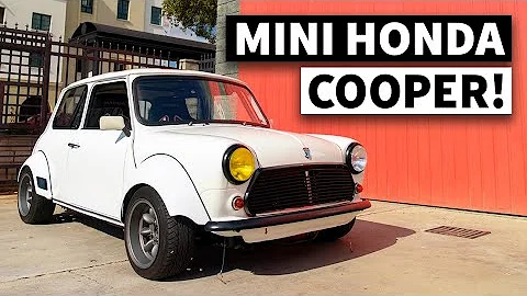 Honda K20 Swapped Mini Cooper - Vintage British Style With Modern Honda Power