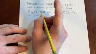 Definition of Boundary Points for Subsets of R^n