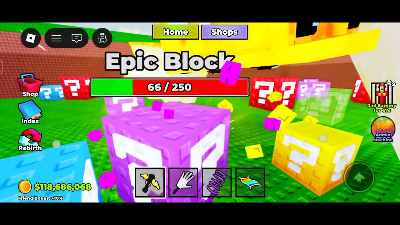 Break a lucky block 1 oppppp