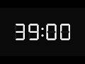 39 Minute Timer with Alarm – 2340 Second Countdown