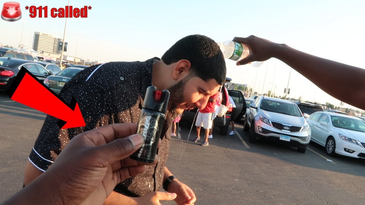 MY FRIEND GOT 🌶 PEPPER SPRAYED IN THE FACE!! YouTube