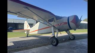 Fairchild 24W, First flight of the year