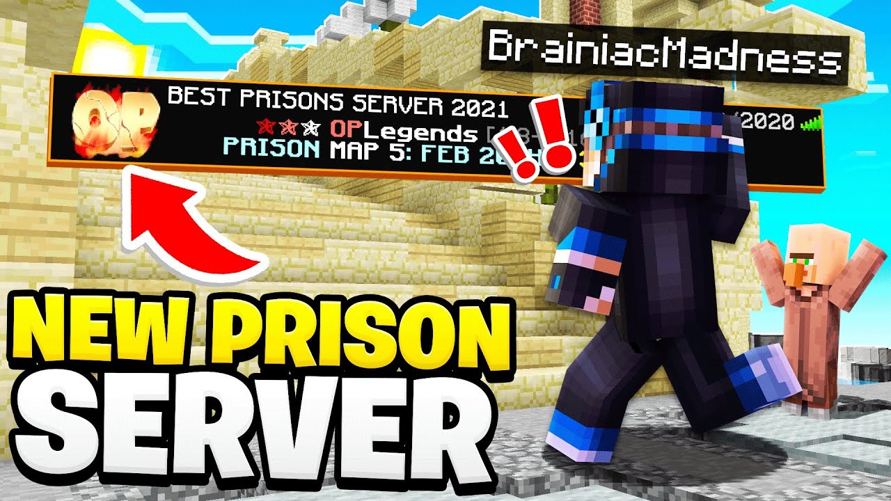 BRAND NEW OP PRISONS SERVER | Minecraft Prisons | 1.8 - 1.16 - YouTube