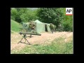 YUGOSLAVIA: KOSOVO: KLA WATCH AS NATO BOMBS SERB POSITIONS