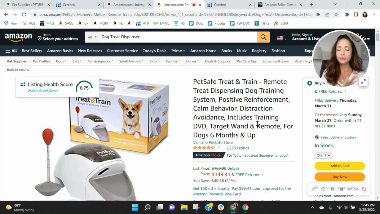 Pet Supplies : PETGEEK Automatic Treat Dispenser With Remote