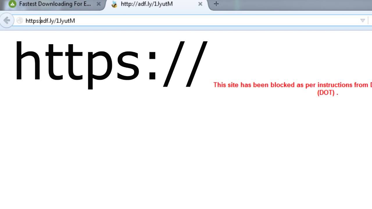 how to fix adfly
