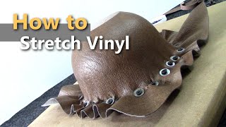 How to stretch vinyl on bulky shapes  Car Upholstery