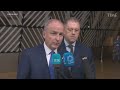 Irish Prime Minister Micheál Martin Condemns The "Shocking, Thuggish Rioting" in Dublin