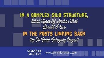 What Types Of Anchor Text Should I Use In The Posts Linking To Child Category Pages?