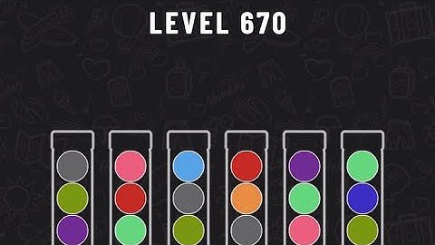 Ball Sort Puzzle Level 670 #ballsortpuzzle #ballsortpuzzlegameplay #puzzlegame #mobilegames