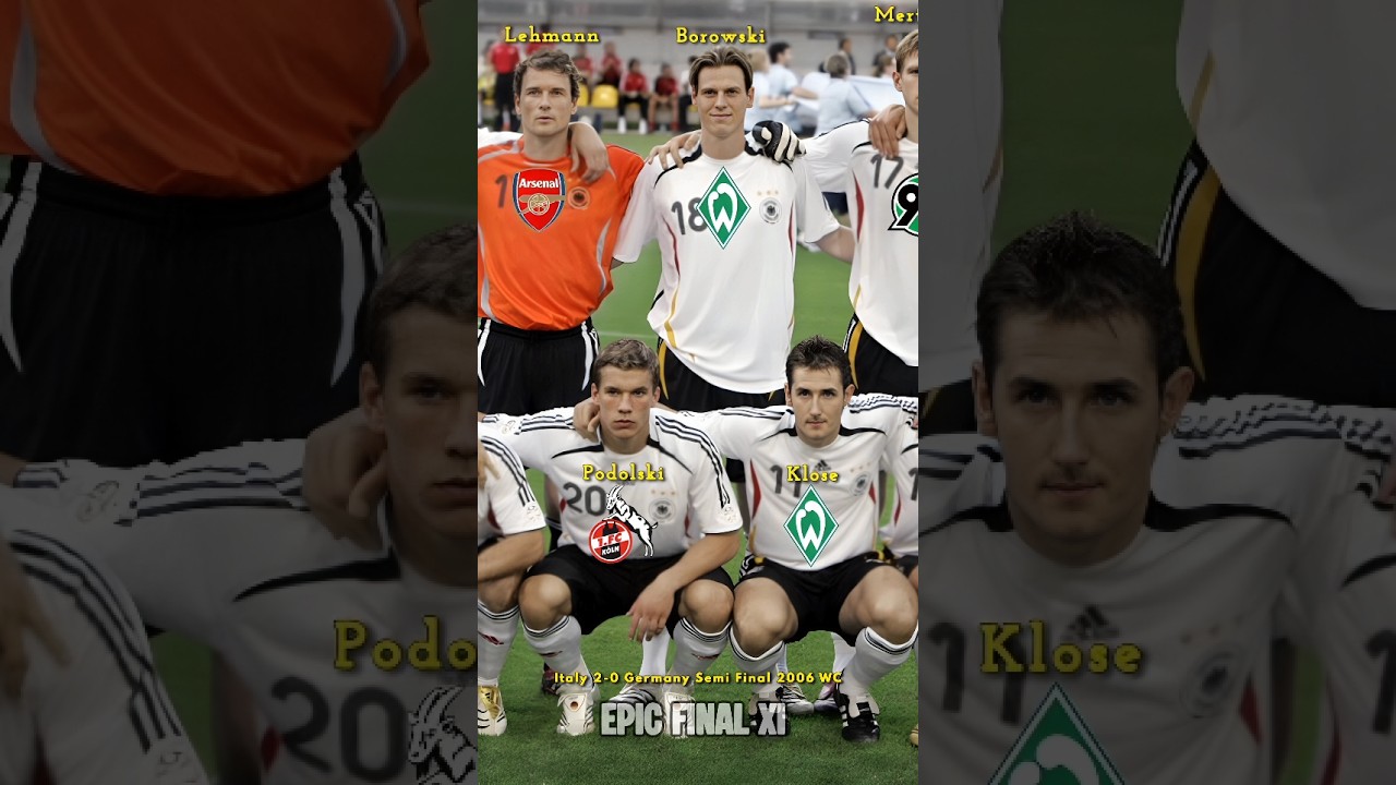 Сборная Германии 🇩🇪 против сборной Италии 🇮🇹 | Чемпионат мира 2006 🔥 Полуфинал | Players Clubs 20...