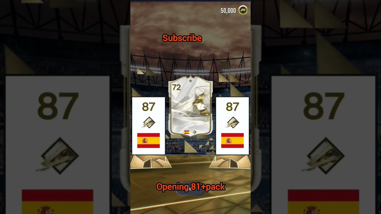 Opening 81+ pack. Juice pack. 