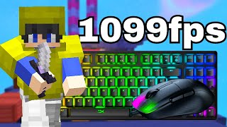 Clutching Up Sweaty Games | Bedwars Keyboard + Mouse Sounds ASMR