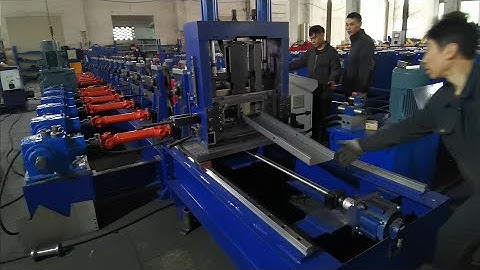 Gear Box Transmission C and Z Purlin Roll Forming Machine