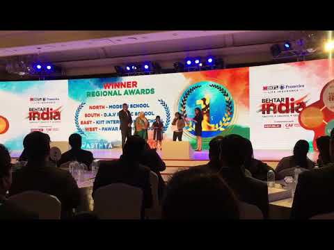 Behtar India Awards | Regional winner (West Zone) | Pawar Public School Kandivali