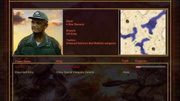 C&C Shockwave V.1.2 Armor General USA vs Special Weapon General China