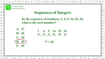 Integers - Sequences