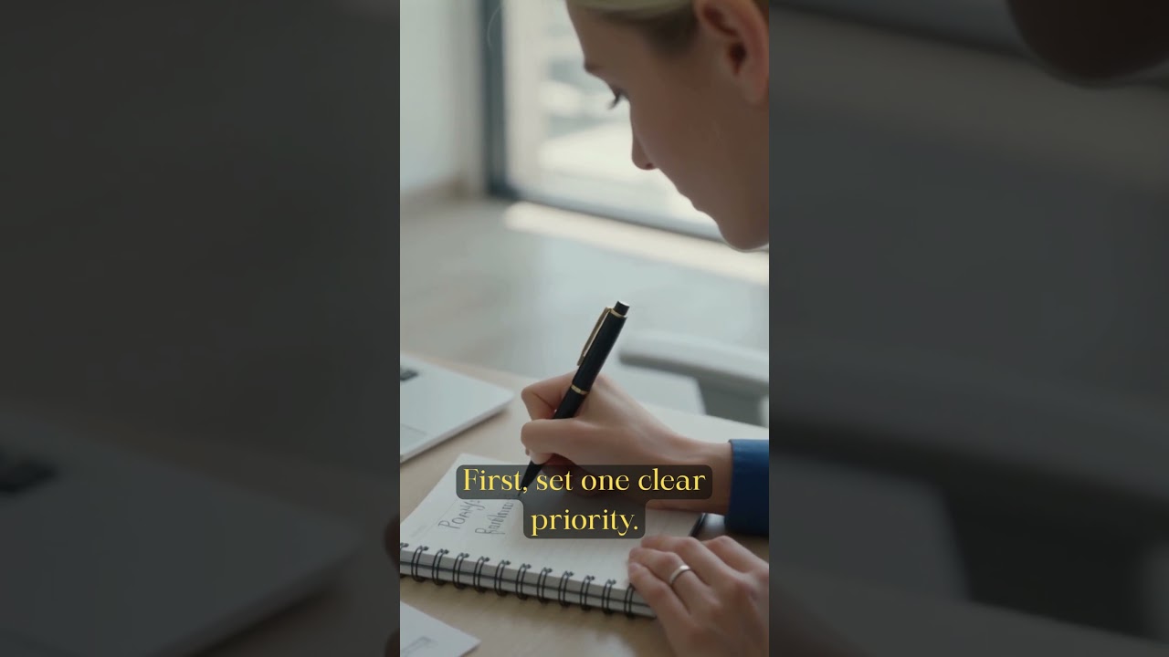 Want a Super Productive Workday?  Do These 3 Things