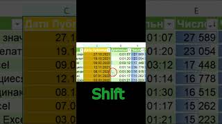 Как в Excel передвигать столбцы #excel #exceltricks #microsoft