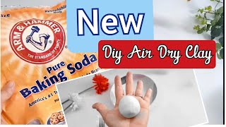 NEW! Easy DIY Air Dry Clay Recipe - Baking Soda Clay