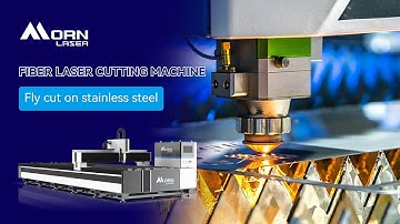 Morn Fiber Laser Cutting Machine Fly Cut on Stainless Steel