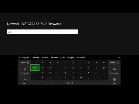 How to Connect Xbox One for WIFI Network connection?