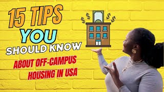 How To Get An Off-Campus Accommodation | International Students| Documents Needed| USA