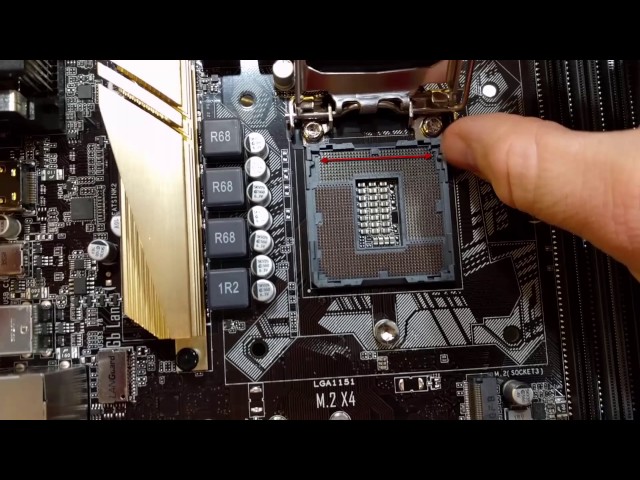 Install Intel CPU socket LGA 1151 