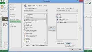 Microsoft Excel 2013 - Module 3: Customize the Workbook