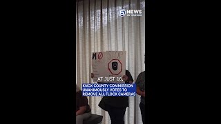 Commissioners vote to ban Flock cameras in Knox County as dozens speak out at meeting