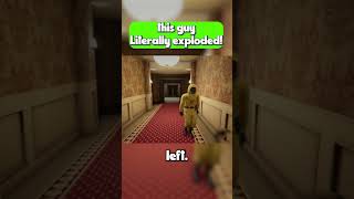 Escape The Backrooms Guy Explodes