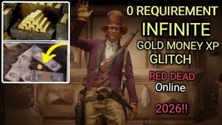 *BEST WORKING GLITCH* INFINITE GOLD MONEY XP GLITCH - RDR2 ONLINE - RED DEAD ONLINE