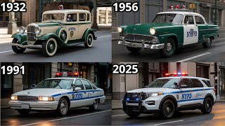 120 Years of New York Police Cars Evolution — from 1905 to 2025 🚓