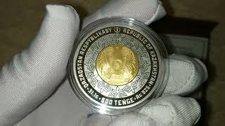 Монета Казахстана Лук кочевника 500 тенге.