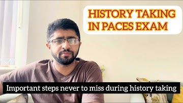 MRCP PACES STATION 2|HISTORY TAKING |HISTORY IN PACES |MRCP PACES