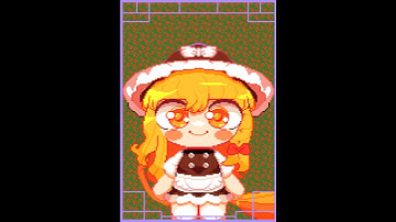 Marisa Kirisame Pixel Art #pixelart #art #cute #touhou #speedpaint #touhouproject #commissions