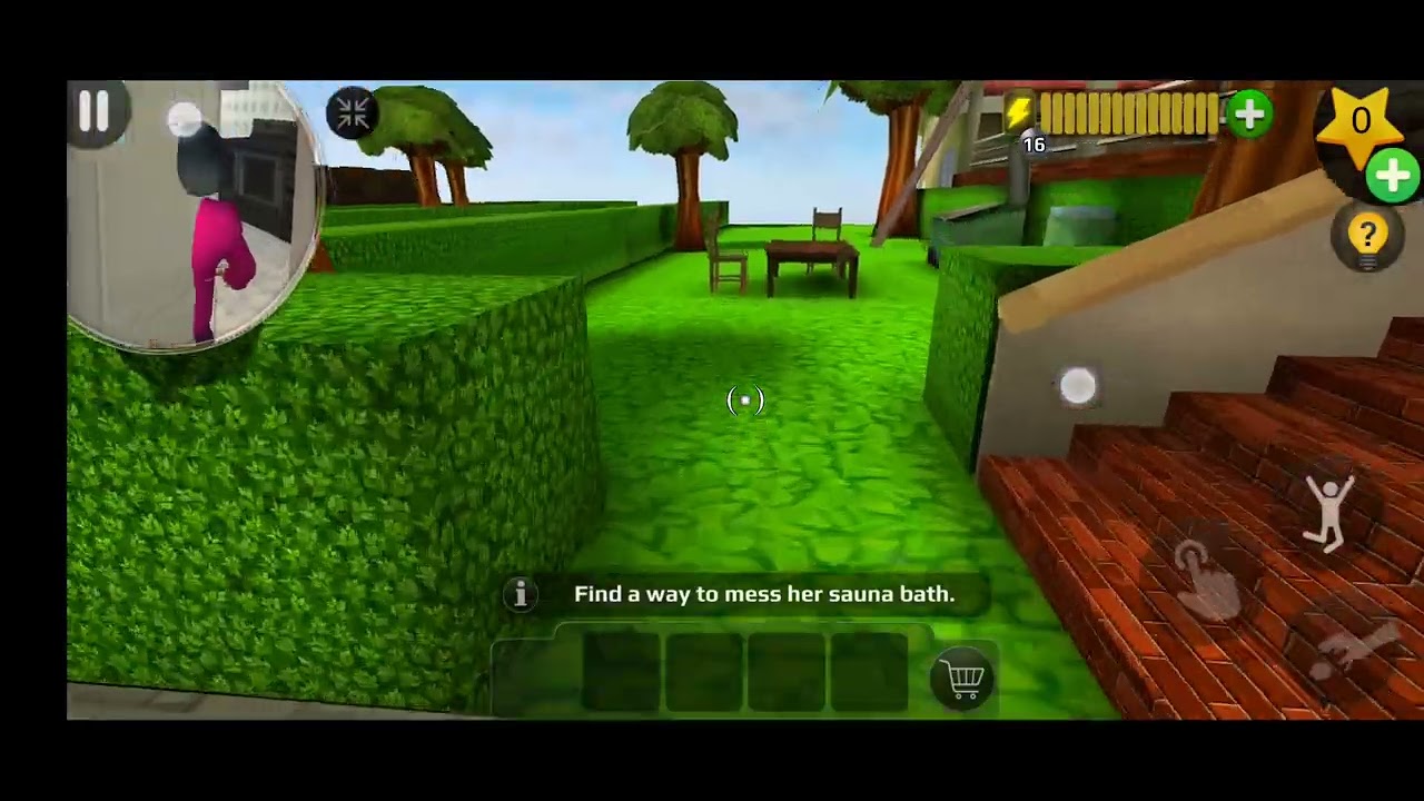 scary teacher, game walkthrough part 1, Stinky sauna bath (Android)(IOS ...