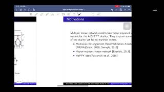 Approximate Holographic Error Correction Codes with Power-Law Correlations (Yixu Wang -- Maryland)