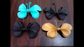 3D Butterfly | How to make a Butterfly out of paper | Easy Origami Butterfly | Home Decor