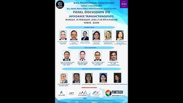 Avoidance Transactions (PUFE) under IBC 2016 Panel Discussions