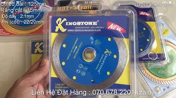 LƯỠI CẮT GẠCH ƯỚC KINGSTONE 125MM || ĐÁ CẮT