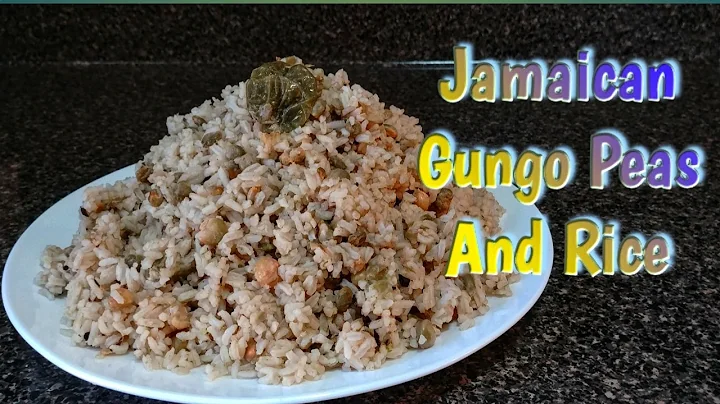 Jamaican Green Gungo/ pigeons Peas and Rice Quick & Easy