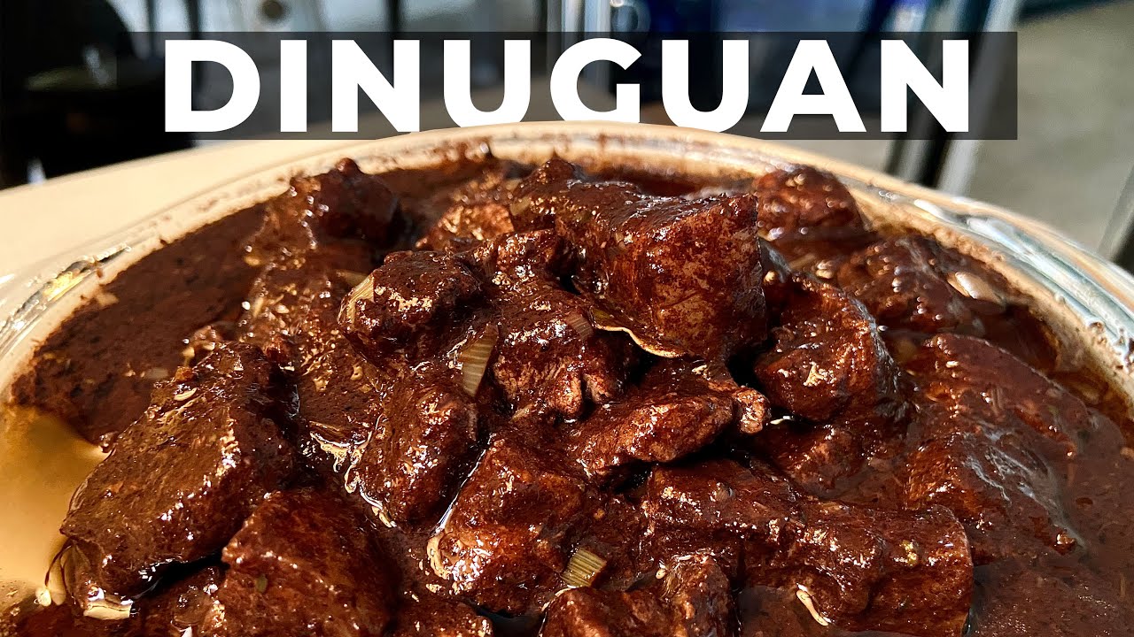 Dinuguan Recipe (Filipino Pork Blood Stew) - YouTube