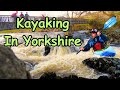 Kayaking linton falls grassington in yorkshires dales