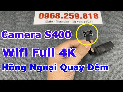 Video Camera S400 Plus Hồng Ngoại Đen Quay Đêm Chất Lượng 4K... - youtube