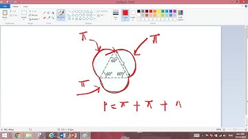 Calculating the Perimeter of a Compound Shape, 3 Semi Circles