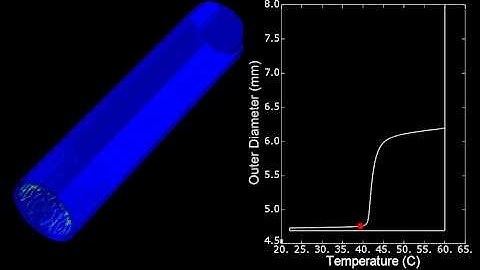 Finite element simulation of a shape memory polymer stent deployment inside a tubular artery