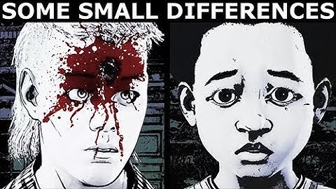 Marlon & AJ - Intro Cutscene Difference Check - The Walking Dead Final Season 4 Episode 2