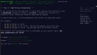 Advent of Code 2017 (C#):  Days 04, 05, 06