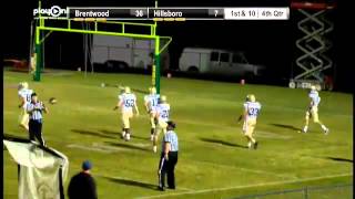 Hillsboro QB #10 Michael Hughes 70 Yard Pass to WR #19 Logan Burns